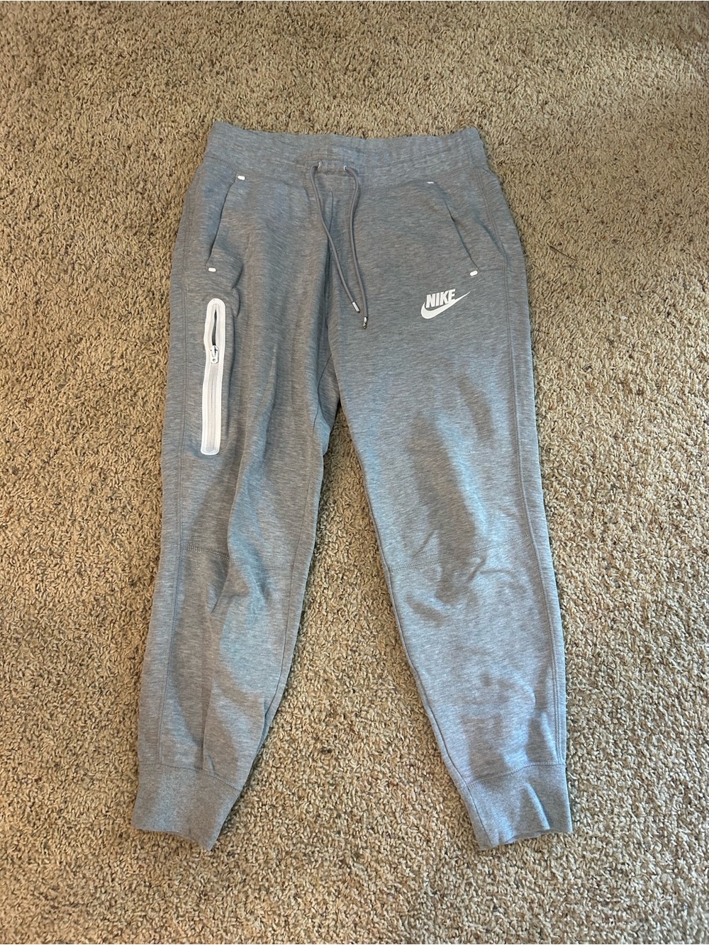 Nike Men’s Grey Drawstring Jogger Pants